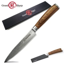 Дамасский кухонный нож VG10, японский дамасский стальной кухонный нож, инструменты для приготовления пищи, японские кухонные ножи из нержавеющей стали, пилинг