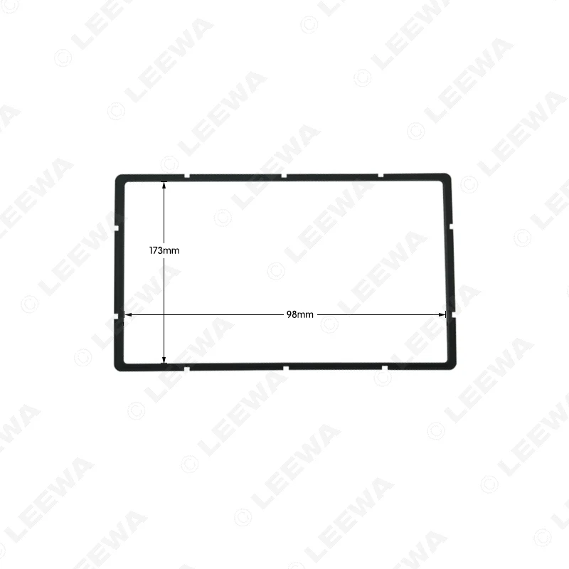LEEWA Универсальный Автомобильный CD/DVD Радио стерео панель рамка для 2DIN установка в-тире Монтажная Рамка# CA2433