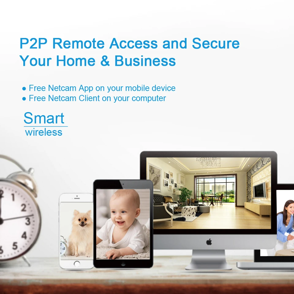 Besder Провода Бесплатная Батарея HD 960 P IP Камера двухстороннее аудио движения PIR