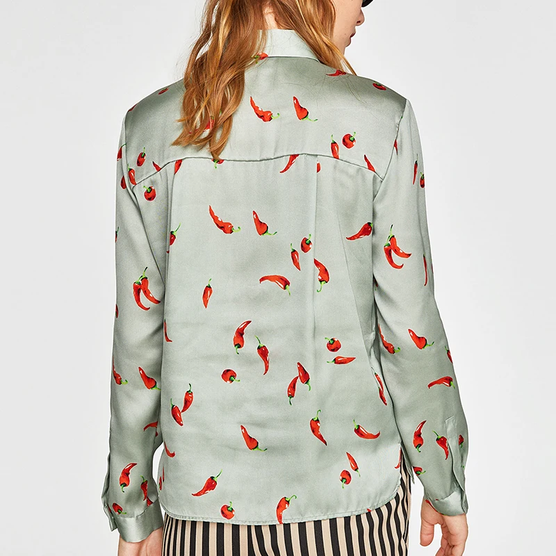 JOJX 2018 Summer Blouse Women Pepper 
