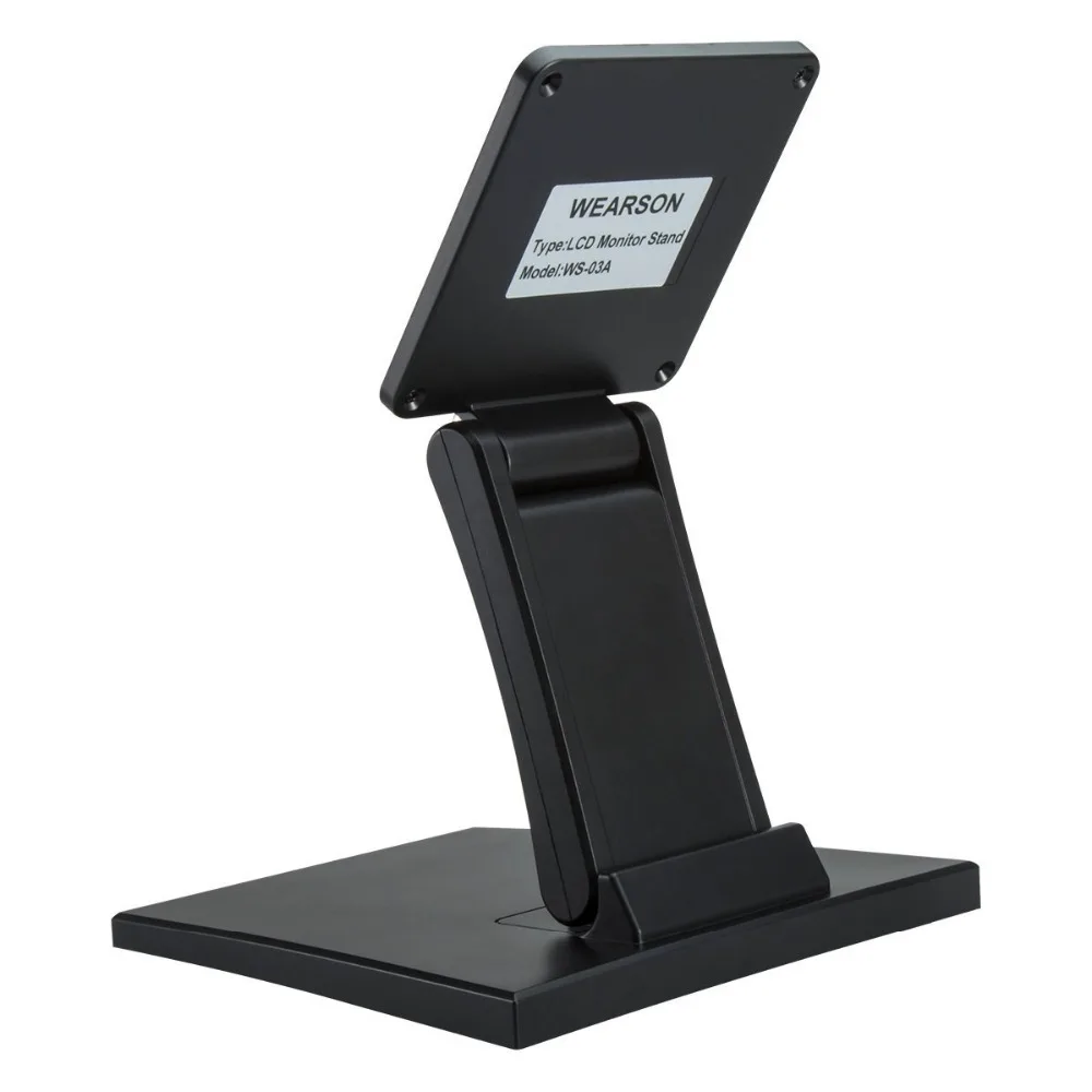 Adjustable LCD Monitor Stand Mount Folding VESA Monitor Desk Stand With VESA Hole 75x75mm 100x100mm (7)