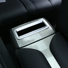 For Nissan Murano 2015 2016 2017 2018 ABS Plastic Car Armrest Storage box Grid cover trim sticker accessories Car styling 1pcs lsrtw2017 car armrest storage box cover for skoda octavia a7 2015 2016 2017 2018 2019 2020 interior mouldings accessories