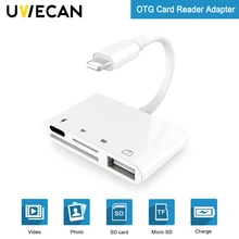 4 in 1 SD TF Card Camera Connection Kits for Lightning to USB Camera Reader adapter OTG Cable for iphone X 8 8pls 7 for ipad Air 4 in 1 SD TF Card Camera Connection Kits for Lightning to USB Camera Reader adapter OTG Cable for iphone X 8 8pls 7 for ipad Air