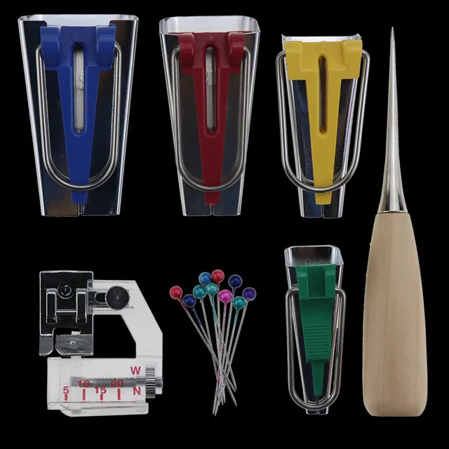 Machine Tools Binding Sew Multifunction Sewing Bias Tape Maker Set DIY