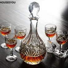 Высший сорт хрустальный бокал Декантер для красного вина, вина, виски, стеклянная кружка, домашний кухонный барный набор, барные инструменты, барная посуда, аксессуары, принадлежности
