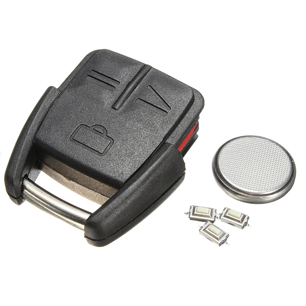 

3 Button Remote Key Fob Case Shell DIY Repair Kit For Vauxhall /Opel /Vectra /Omega