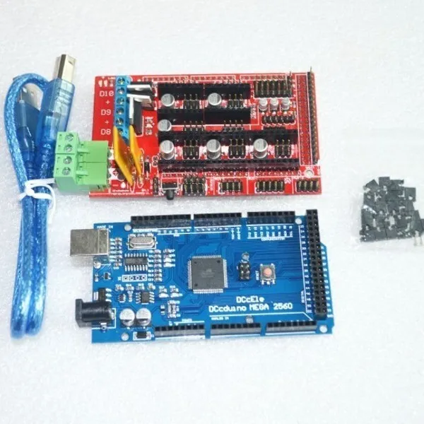 

Mega 2560 R3 Mega2560 REV3 + 1pcs RAMPS 1.4 Controller for 3D kit Reprap MendelPrusa