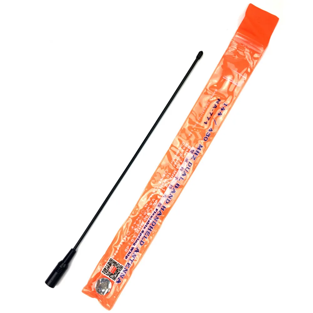 2pcslot Bnc Dual Band 144430MHZ Antenna For Nagoya Na-771 For Motorola Kenwood ICOM Tk200 Ic-v8 Ic-v80 Ic-v82 (2)