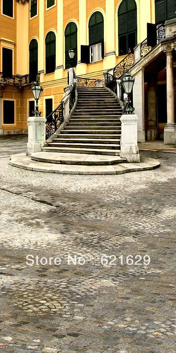 

Outdoor stairs 10'x20' CP Computer-painted Scenic Photography Background Photo Studio Backdrop HY-C-2345