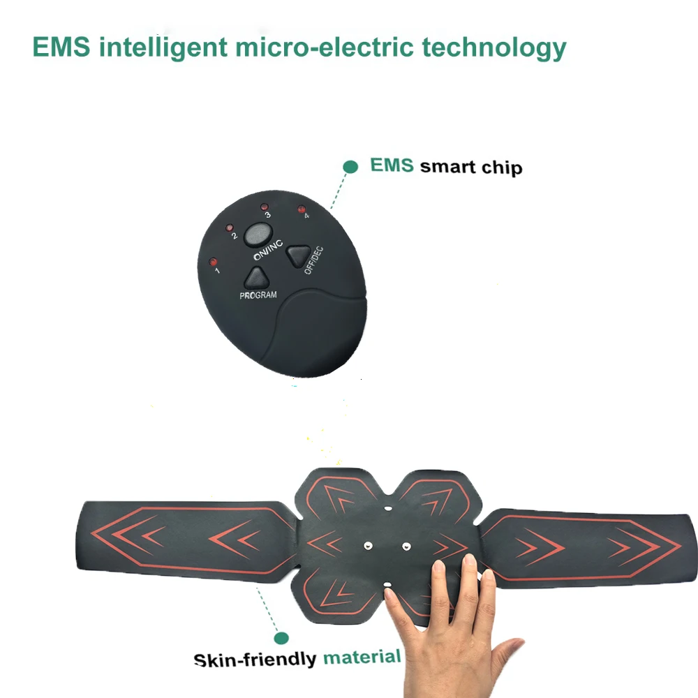 EMS Электрический Вибрационный тренажер для мышц брюшного пресса, прибор для похудения, сжигание жира, фитнес-массаж, потеря живота, тренировочный пояс