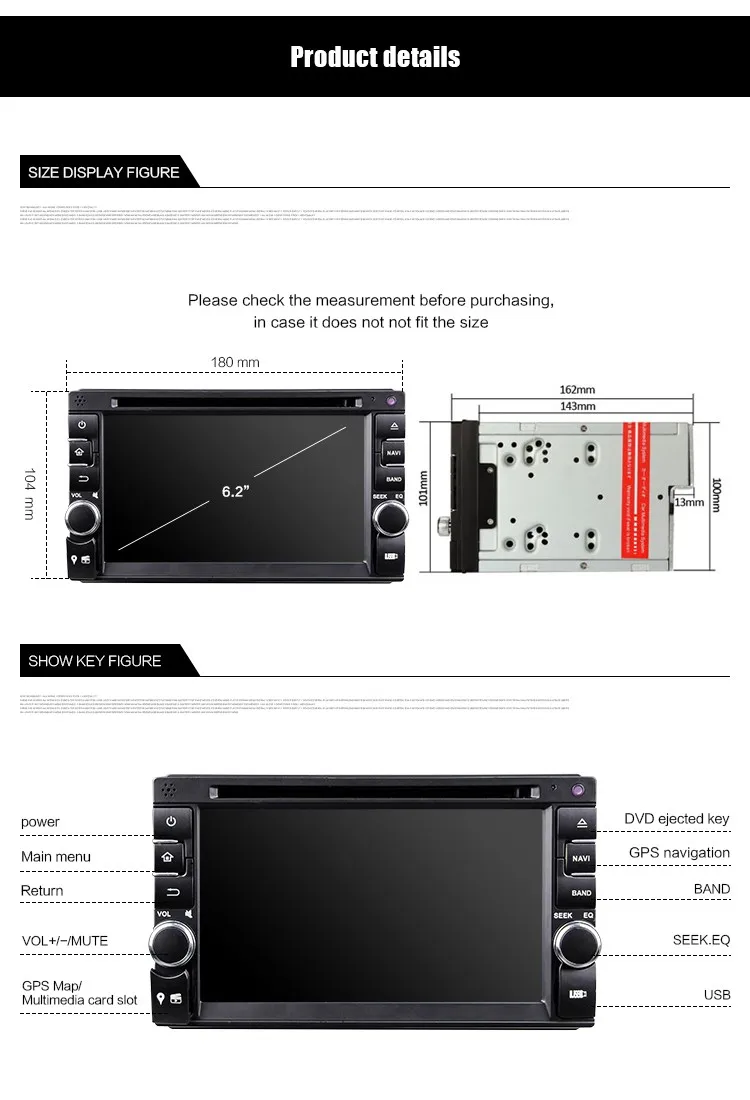 Cheap 6.2" Quad Core Android 5.1.1 Double Two 2 Din Car Stereo Audio Head Unit Autoradio Headunit 3G WIFI DVR Bluetooth Handsfree 11 Cheap 6.2" Quad Core Android 5.1.1 Double Two 2 Din Car Stereo Audio Head Unit Autoradio Headunit 3G WIFI DVR Bluetooth Handsfree 11