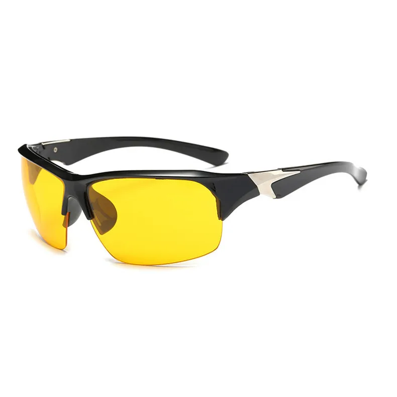Солнцезащитные очки для женщин, высокое качество, пластиковая оправа, для ночного видения, мужские очки, для водителя, для ночного вождения, зеркальный светильник, очки Oculos UV400