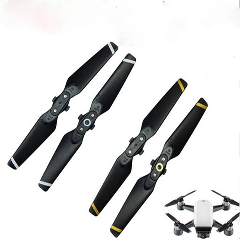 2 пар/лот DJI искровые пропеллеры быстросъемный складной 4730F реквизит CW CCW лезвия Pro для DJI Spark Drone аксессуары белого золота