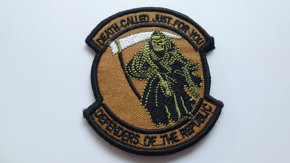 Grim Reaper Embroidered Patch~4 1//2/" x 4/"~Iron or Sew On~QUALITY~Free Shipping