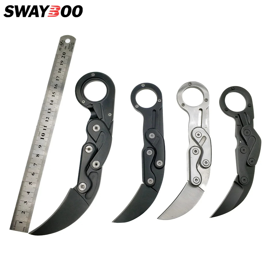 Swayboo механический Коготь Karambit CS GO кольцо для выживания карманный складной
