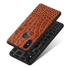 

CoolDeal For Xiaomi MIX2s case Business Crocodile Geunine Leather Hard Back Cover For Xiaomi MIX2s