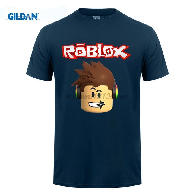 GILDAN Roblox Character Head Adult T Shirt Cool Normal Loose T Shirt ...