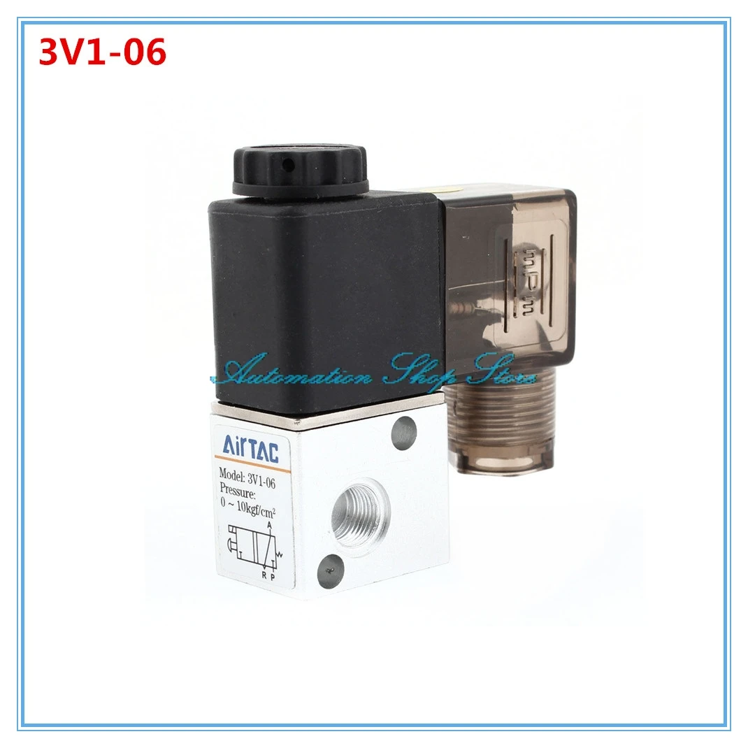 Прямого действия электромагнитный клапан 3V1-06 1/" 2 Позиция 3 Way Пневматический электромагнитный клапан