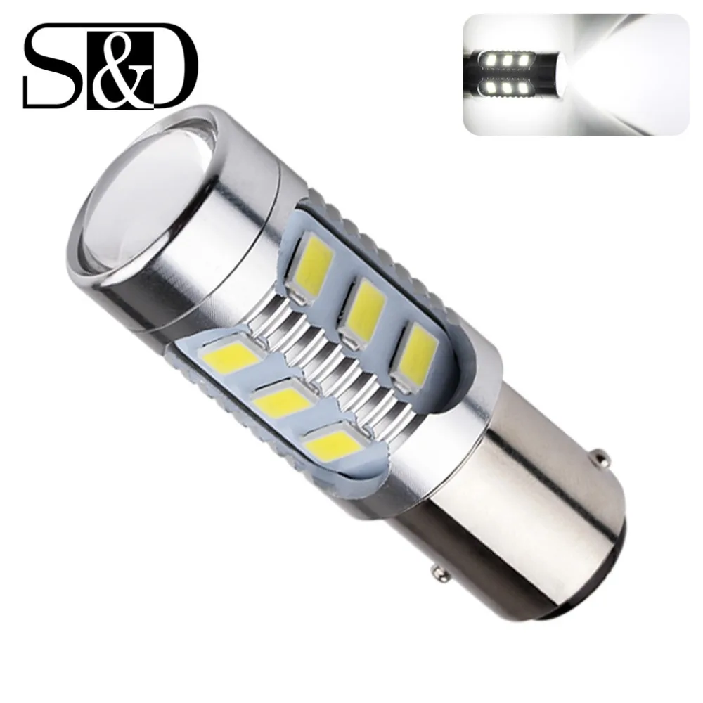 1157 BAY15D Led Cree Chips 5630 SMD мощная лампа p21/5 Вт светодиодные автомобильные лампы задние