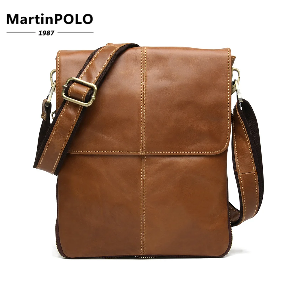 

Brand Men Leather Messenger Bag Men's Shoulder Bag Genuine Leather Small Casual Flap Male Crossbody Bags Men's Handbags Bolsas