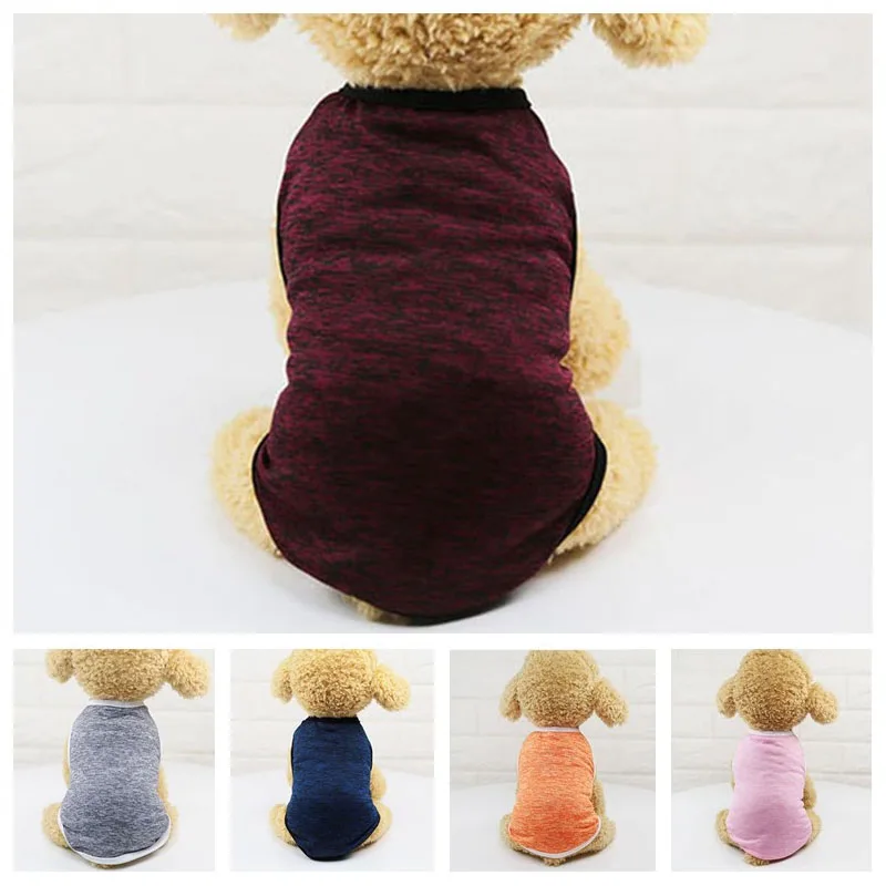 SYDZSW Soft & Comfortable Puppy Dog Vest T Shirt Summer Polyester Pet