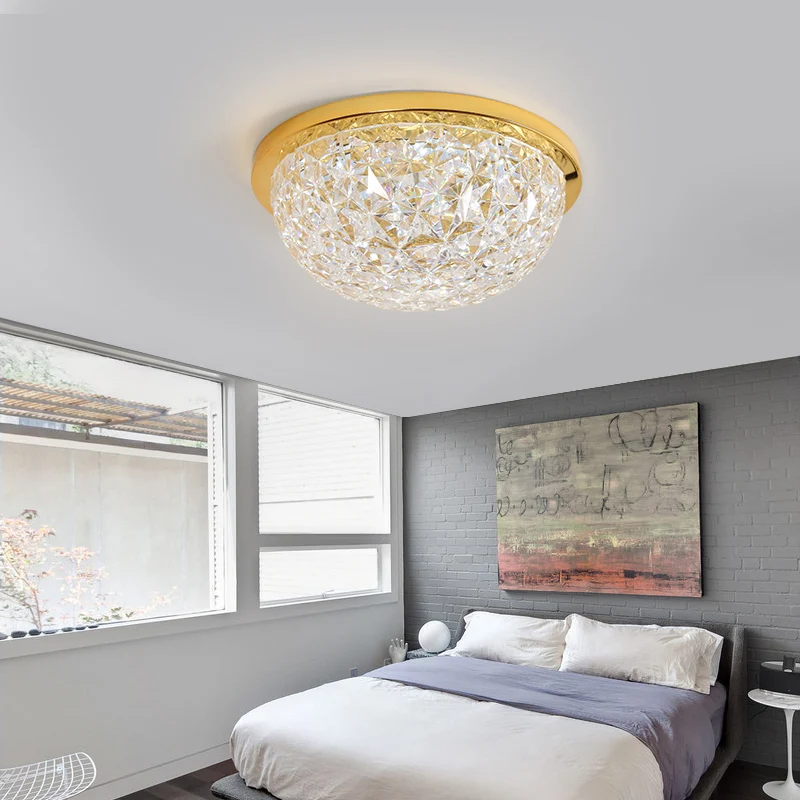 

Modern hemisphere Ceiling Lights for hotel Guest room Led Acylic ball Ceiling Lamp For Dining Room Bedroom Villa Hotel lighting