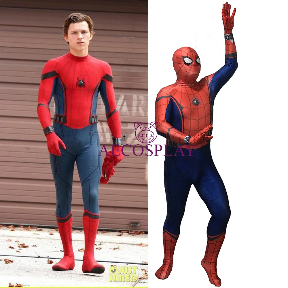 Spider-Man Homecoming Cosplay Costume Spiderman Suit Newest Spidey Bodysuit
