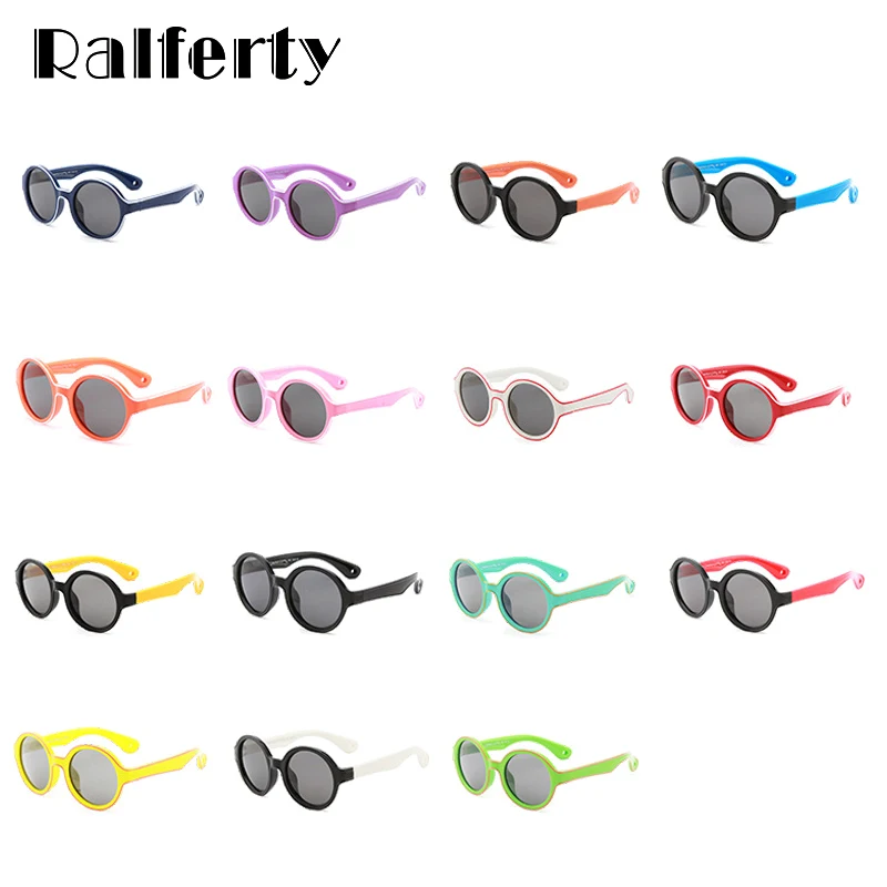 Детские поляризованные солнцезащитные очки Ralferty новинка 2019 TR90 для мальчиков и
