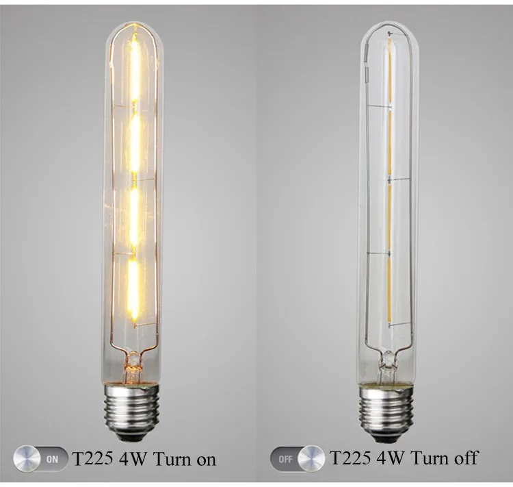 2 Вт 4 Вт 6 Вт 7 Вт 8 Вт E27 светодиодный лампочка накаливания из прозрачного стекла, светильник Эдисона для помещений, винтажный светильник ing