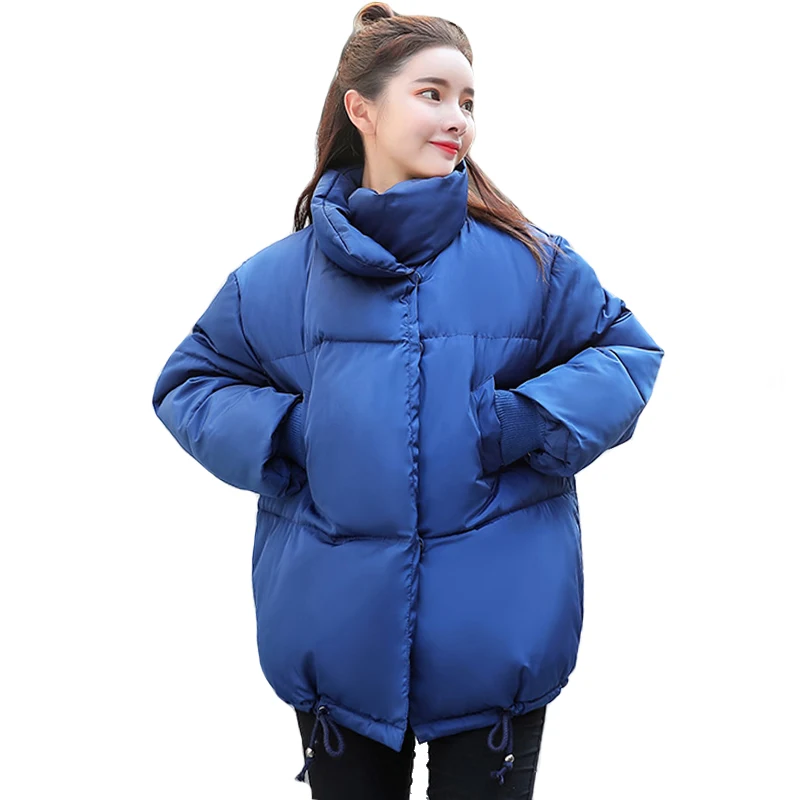 

Breasted Buttons 2019 New Arrival Oversize Winter Jacket Women Outwear Cotton Padded Female Womens Coat Short Jackets