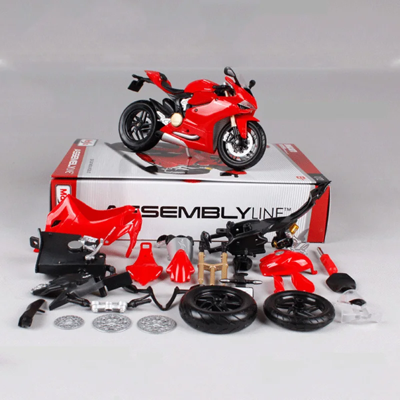 1:12 Maisto Ducati 1199 мотоцикл игрушечный сплав двигатель в сборе автомобиль наборы для