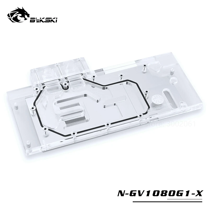 Водяной блок BYKSKI для GIGABYTE GTX1080/1070 G1 GAMING rev1.0/GV N1080WF2 1 0/карта с полным покрытием