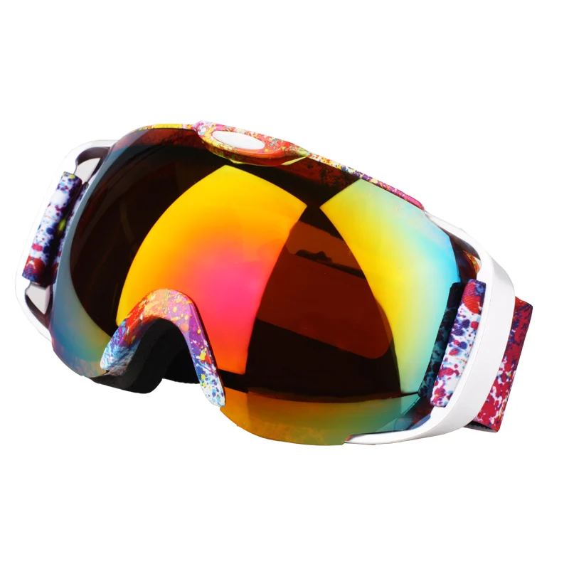 FDBRO Ski Goggles Double Layers UV400 Anti fog Snow Skiing Snowboard