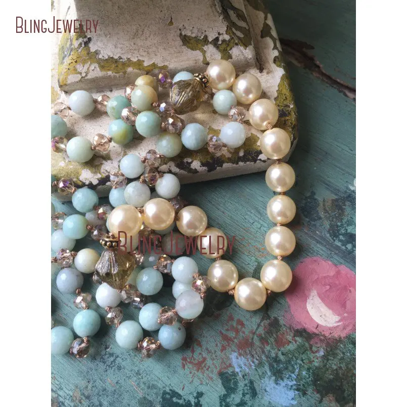 20180926-NM18287-shabby boho glam classic sophisticated style unique accessory bohemian glam hand knot stone glass pearls long necklace_3