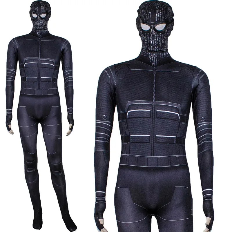 

Adult Kids Spiderman Far From Home Stealth Suit Spider Man Cosplay Costume Peter Parker Superhero Costume Halloween Costume