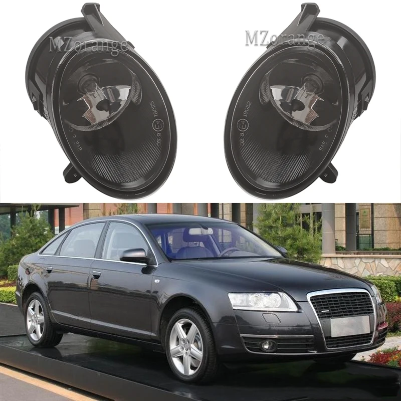 

Front Fog Light fog Lamp for AUDI A6L C6 2005-2008 with halogen bulbs 1 Pair Left / Right Side Car Light Assembly High Quality