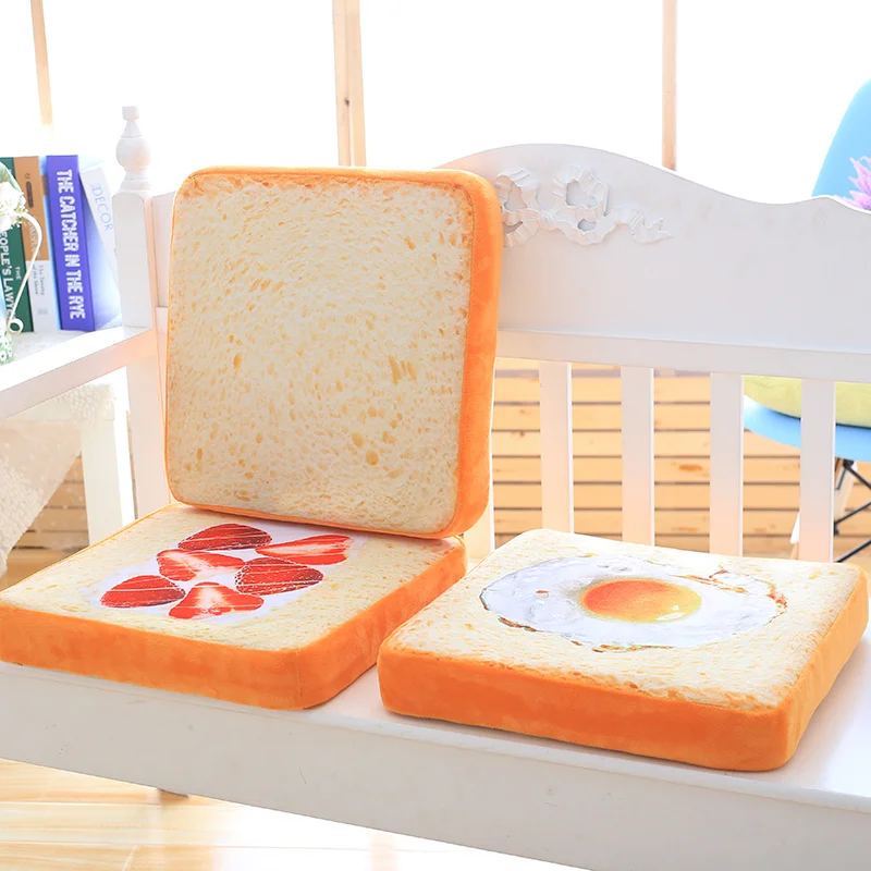 1 шт. 40 см моделирование хлеб плюшевые подушки мягкие подушки Симпатичные Хлеб игрушки куклы для детей подарок украшения комнаты креативный подарок