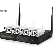 Yobangбезопасности авто-пара Беспроводная система 4 CH 960 P Беспроводной NVR комплект с 4x720 p наружный водонепроницаемый беспроводной IP камера безопасности