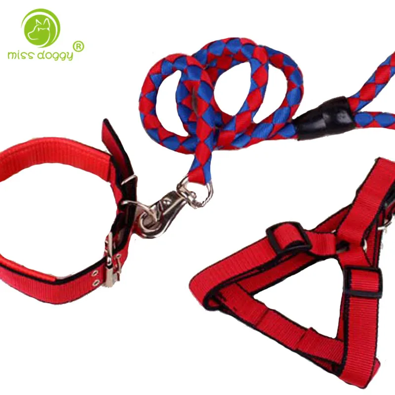 High Quality Puppy Pet Dog Set Accessories Nylon Durable Cat Collar Harness Leash Apparels for Small Chihuahua Dogs 10E | Дом и сад