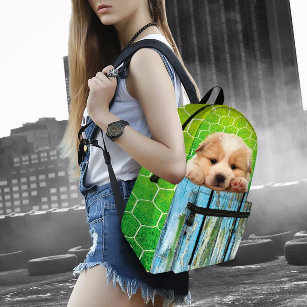 

Jeremysport Women 3D Animal Backpack Cute Cat Printing Backpacks for Teenagers Girls College Students Female Campus Back Pack