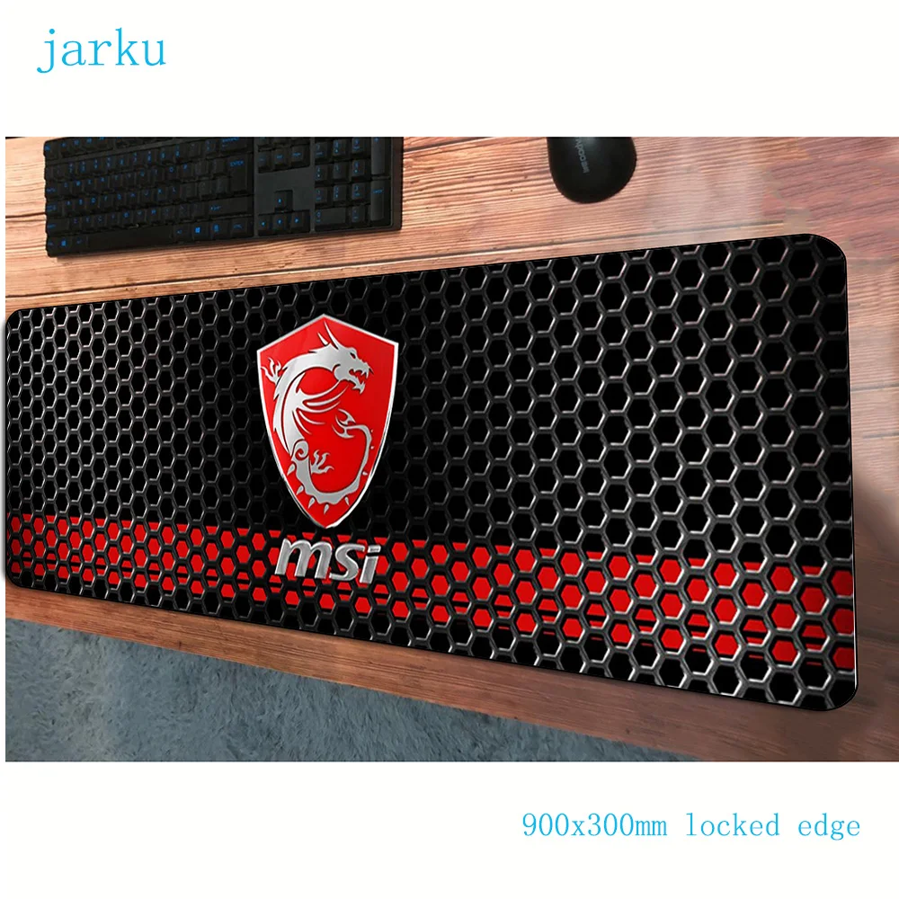 Большой коврик для мыши JARKU 90x30 см игровой подарок на Хэллоуин игровые коврики
