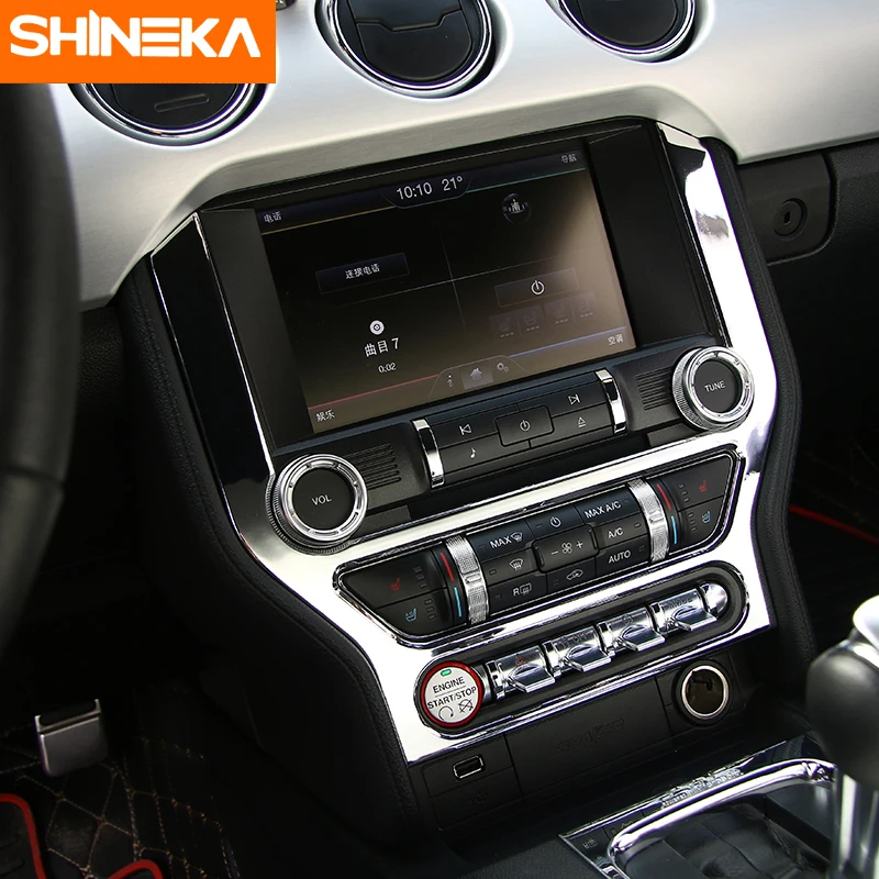 SHINEKA Новинка ABS GPS DVD видео панель рамка Отделка приборной панели интерьерные