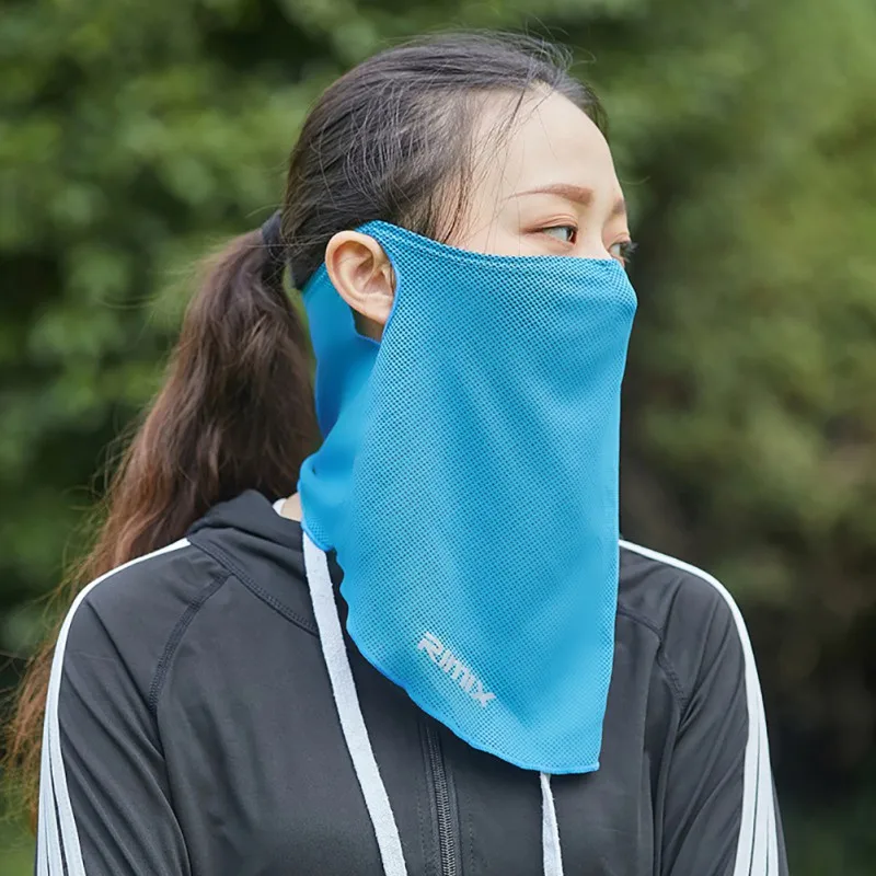 

Outdoor Face Mask Breathable Sunshade Sweat Absorption Polyester Mouth Protector Headwear