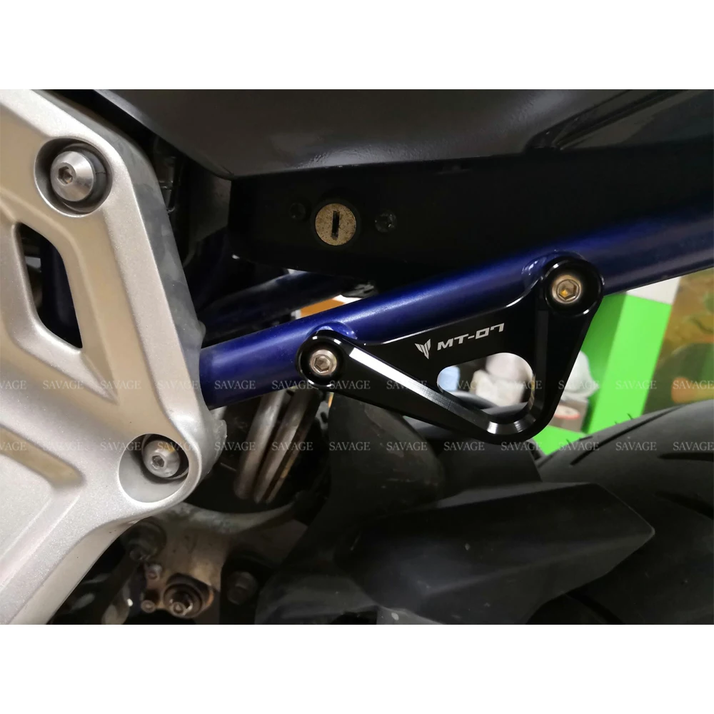 ЧПУ задняя подставка для ног для YAMAHA MT-07 MT07 MT 07 FZ-07 FZ07 FZ 07- CNC аксессуары для мотоциклов