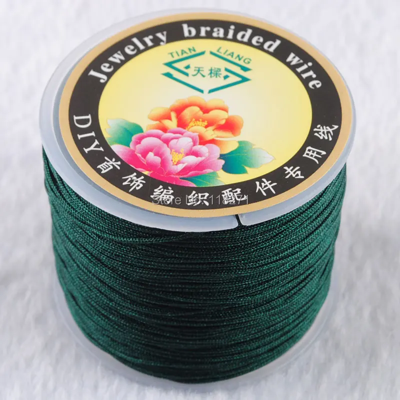 

1MM Nylon Malachite Green Beading Cord 40M 1Pcs for Necklaces Jewelry making PH3103