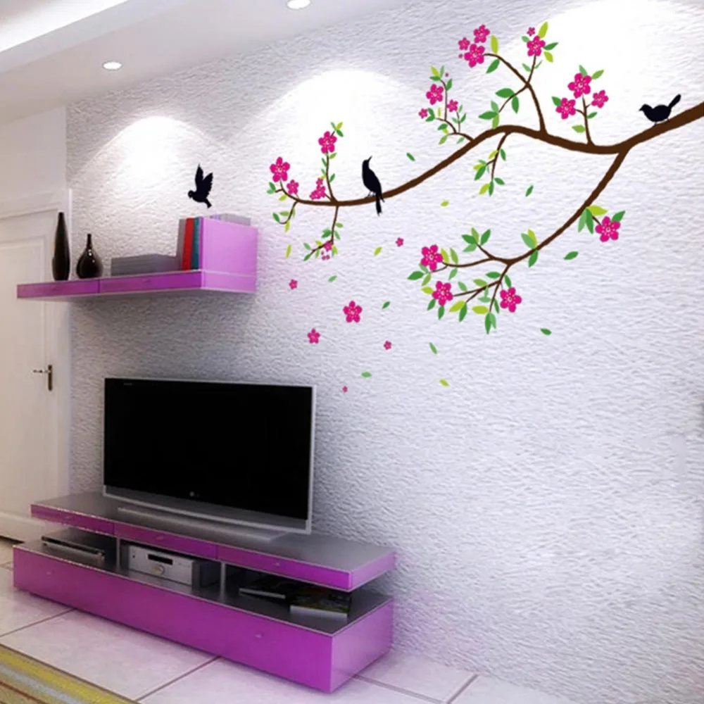 Buy flower wall stickers living room home garden