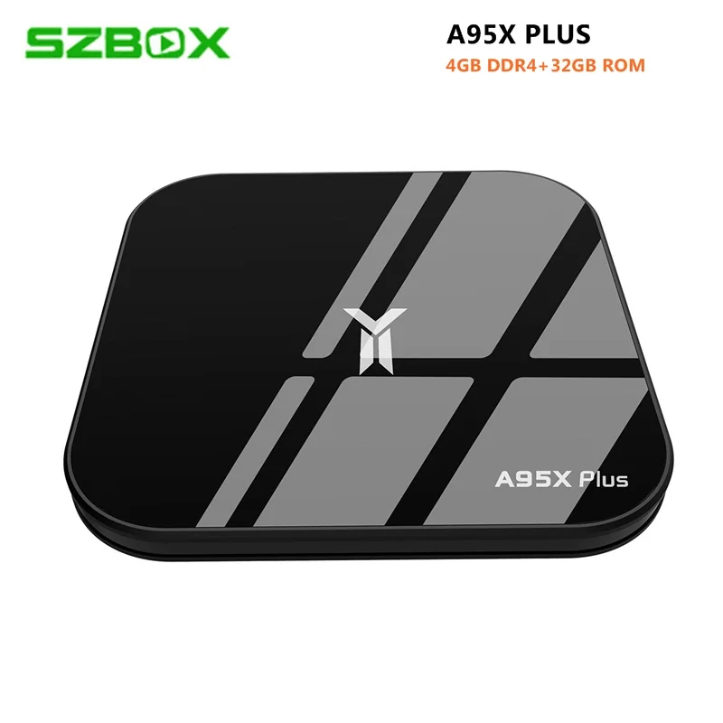 A95X Plus TV Box Android 8.1 Amlogic S905 Y2 4GB 32GB ROM 2.4G /5G WiFi USB3.0 BT4.2 Support 4K H.265 DDR4 Smart Media Player