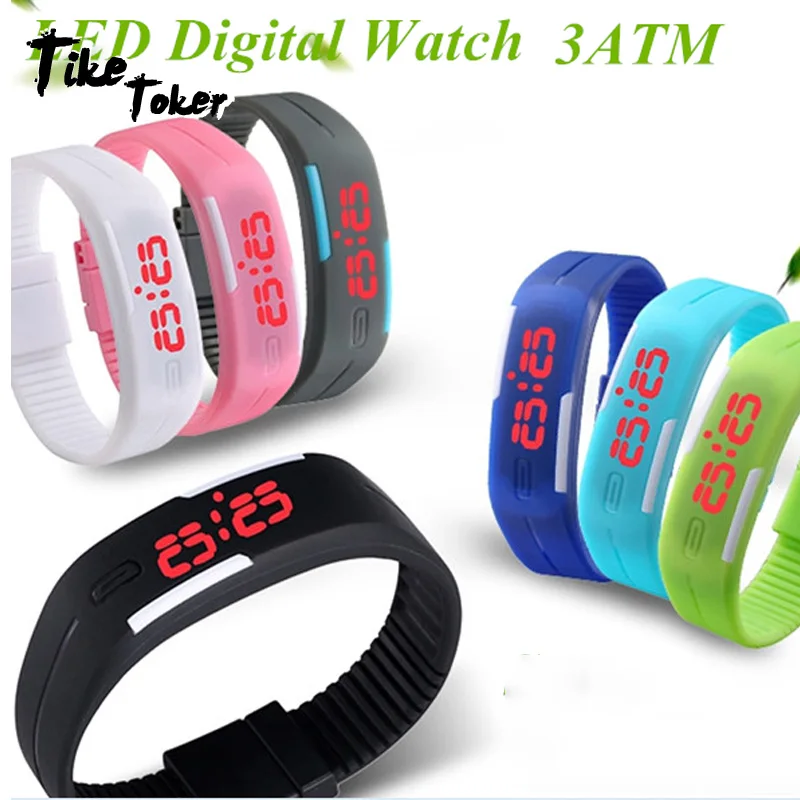 2018 الحلوى اللون الرجال ساعة نسائية المطاط LED الاطفال الساعات تاريخ سوار الرقمية ساعات يد رياضية للطلاب 2018 الحلوى اللون الرجال ساعة نسائية المطاط LED الاطفال الساعات تاريخ سوار الرقمية ساعات يد رياضية للطلاب