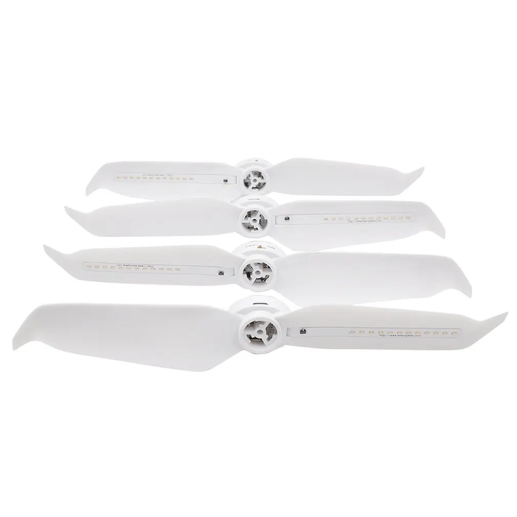 

2 Pair STARTRC DJI Phantom 4 LED Flash Word Propellers For DJI Phantom 4 pro V2.0 Drone USB Charger Built-in 80mAh Battery