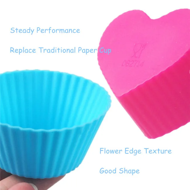 heart shape silicone muffin cup 29